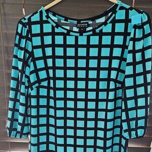 EnFocus Studio Aqua/Black Squared Design Size 6